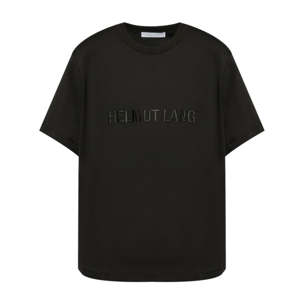 logo embroidered cotton T-shirt