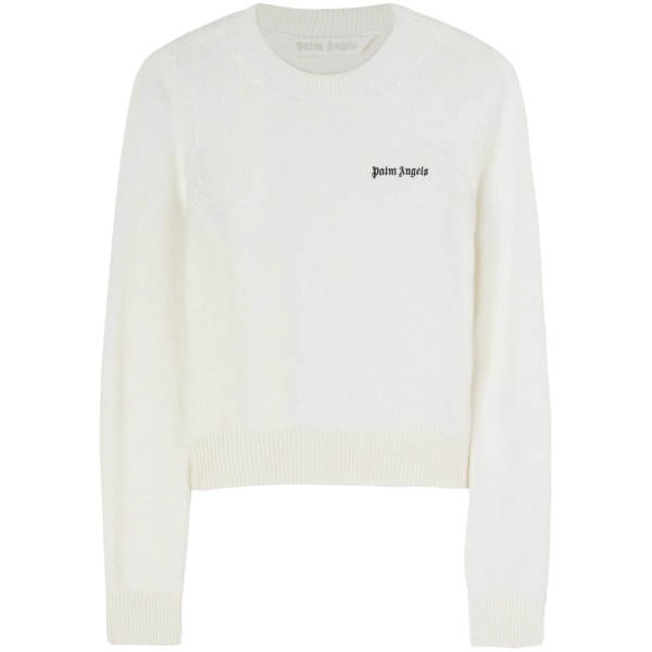 logo-embroidered crew-neck jumper