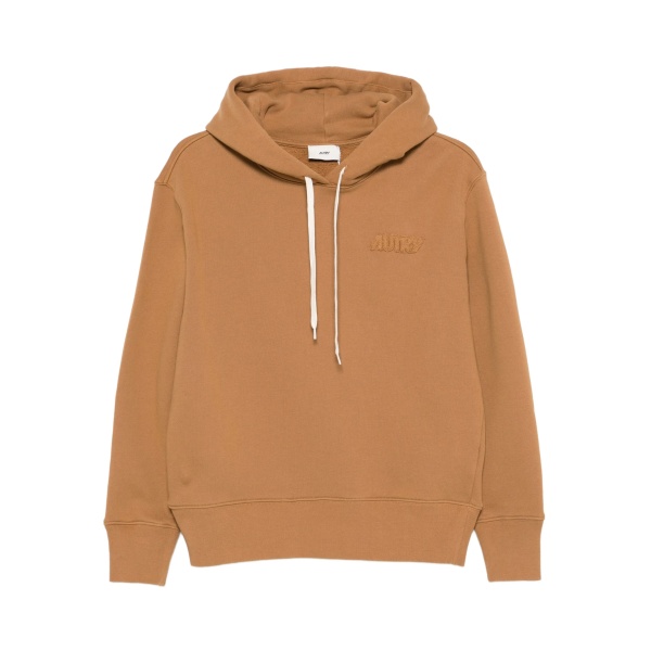 logo-embroidered hoodie