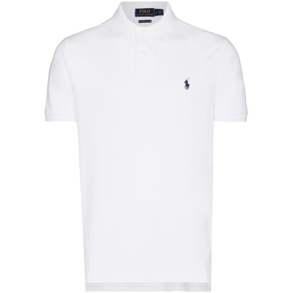 logo-embroidered polo shirt
