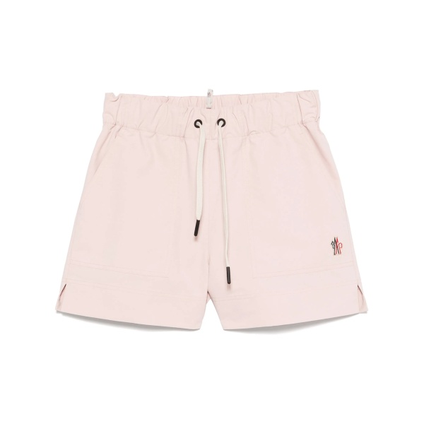 logo-embroidered shorts