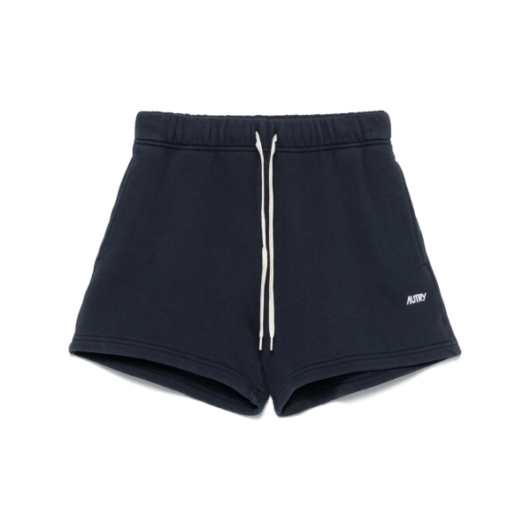 logo-embroidered shorts