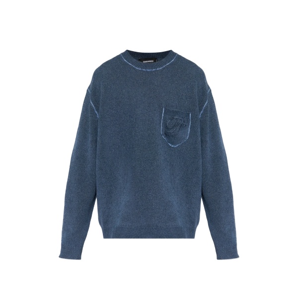 logo-embroidered sweater