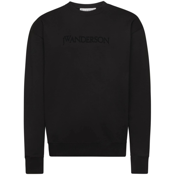 logo-embroidered sweatshirt