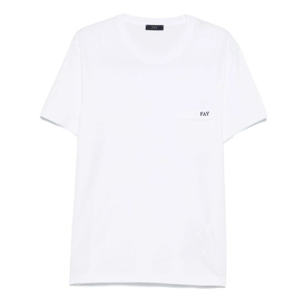 logo-embroidered T-shirt