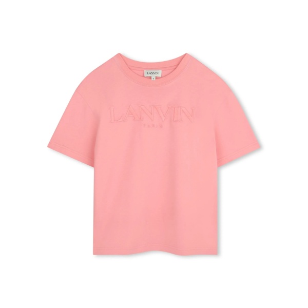 logo-embroidered T-shirt