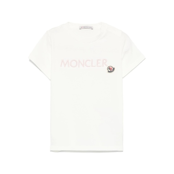 logo-embroidered T-shirt