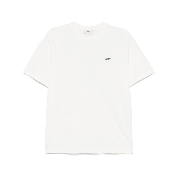 logo-embroidered T-shirt