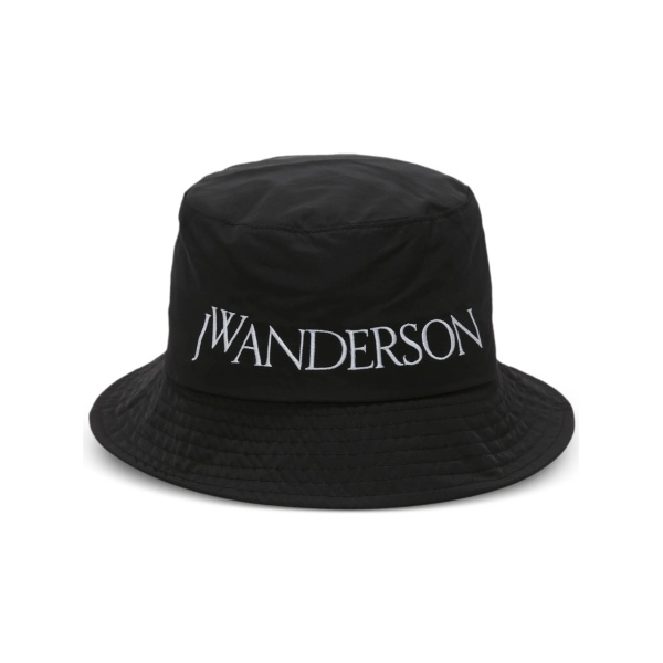 logo-embroidered tonal-stitching bucket hat