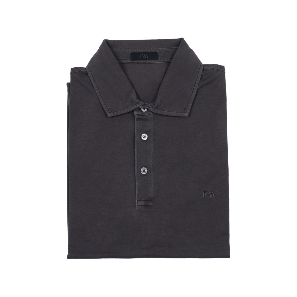 logo-embroidery polo shirt