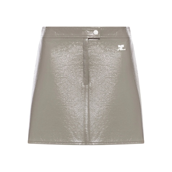 logo mini skirt