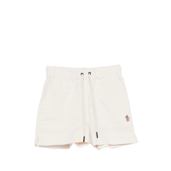 logo-patch drawstring shorts