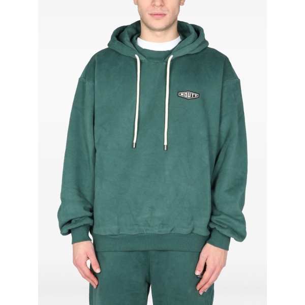 logo-patch hoodie