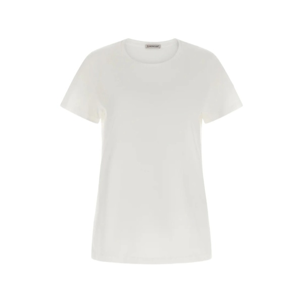 logo-patch ribbed T-shirt