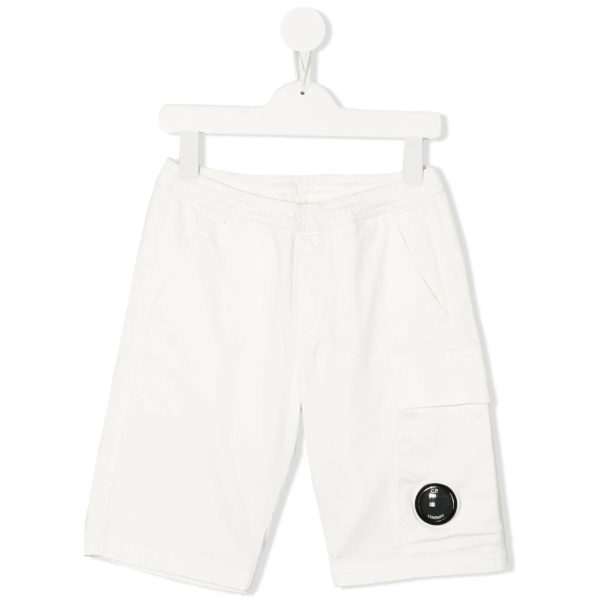 logo-patch track shorts