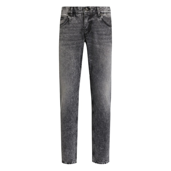 logo-plaque jeans