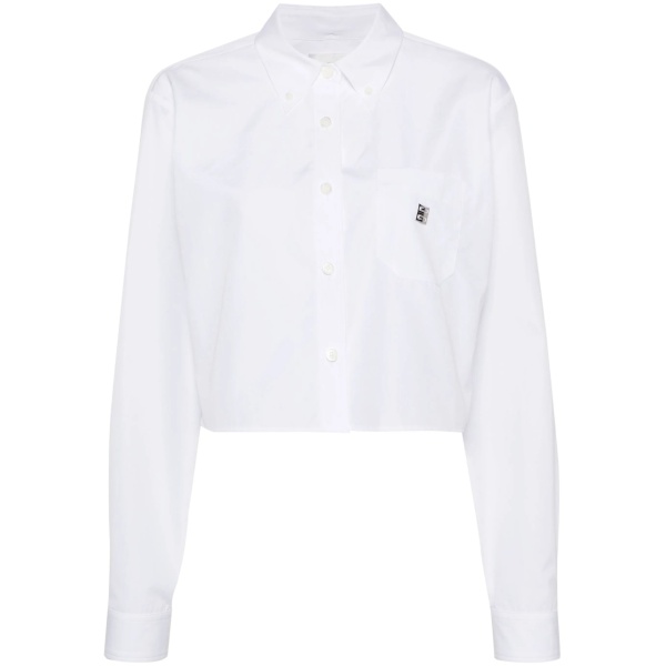 logo-plaque shirt