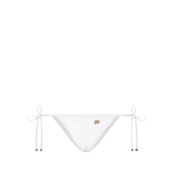 logo-plaque side-tie bikini bottom