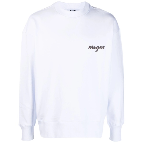 logo-print cotton sweatshirt
