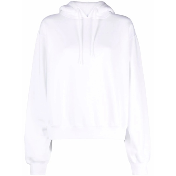 logo-print drawstring hoodie