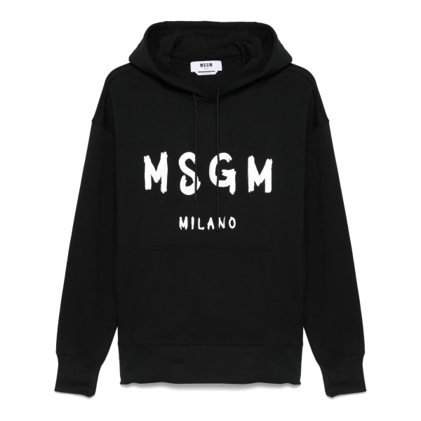 logo-print hoodie