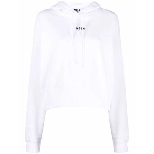 logo-print pullover hoodie