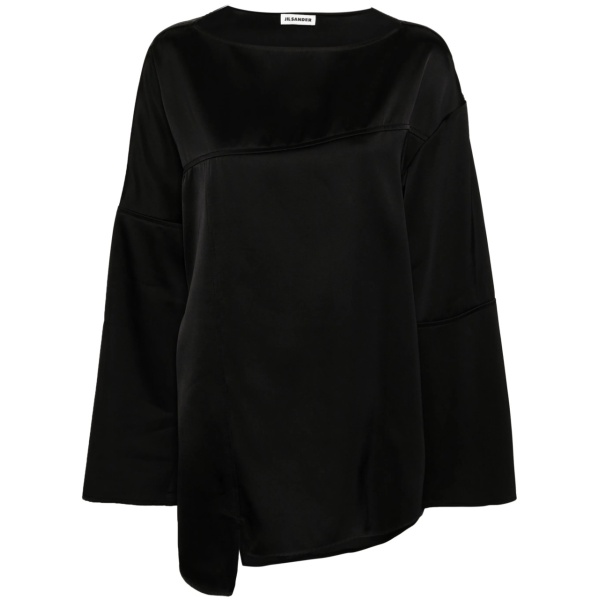 long-sleeve panelled shirt
