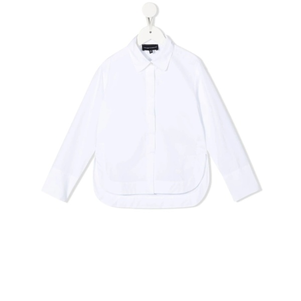 long-sleeve poplin shirt