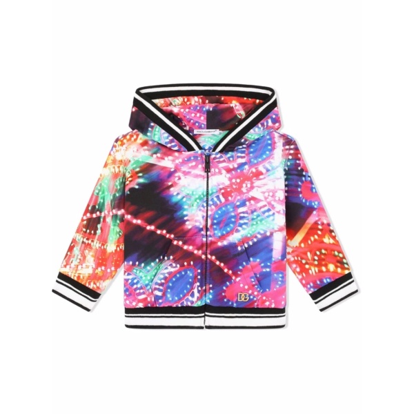 Luminarie zip-up hoodie