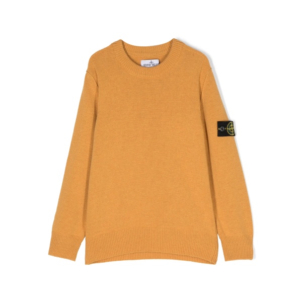 mélange crew-neck jumper