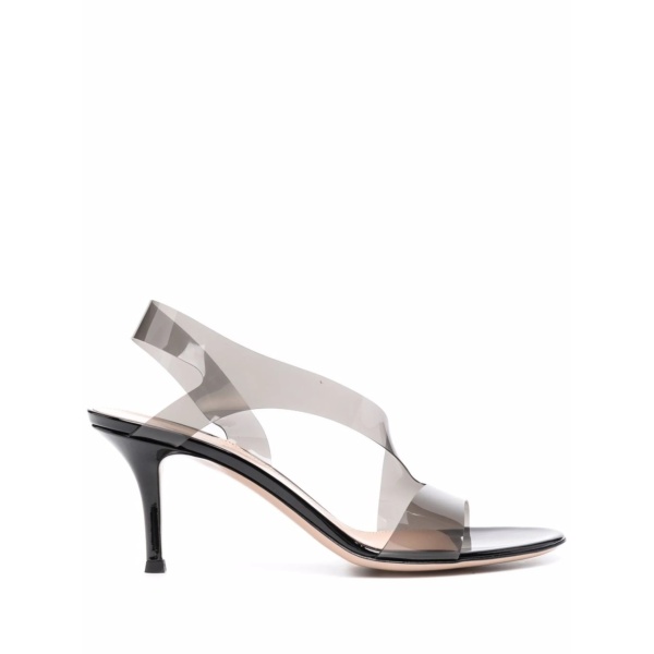 Metropolis 70mm transparent sandals