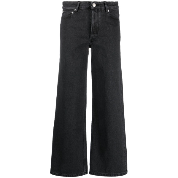 mid-rise cropped jeans
