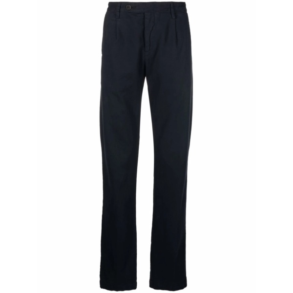 mid-rise straight-leg trousers