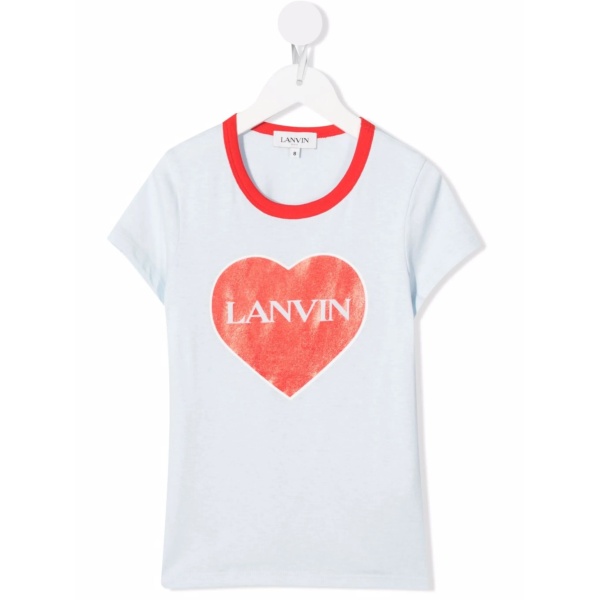 Mini-me logo-print organic cotton T-shirt