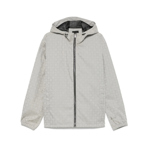 monogram 72-jacquard windbreaker