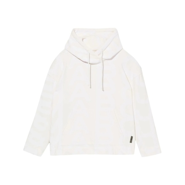Monogram Oversized drawstring hoodie