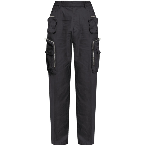 multi-pocket tapered trousers
