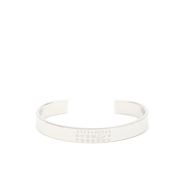 Numeric engraved cuff bracelet