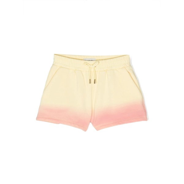 ombré-effect elasticated track shorts