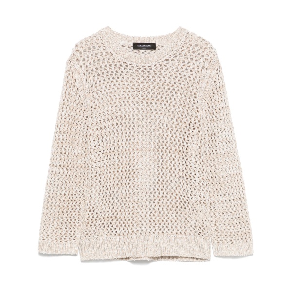 open-knit sweater
