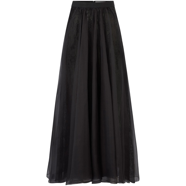 organza maxi skirt
