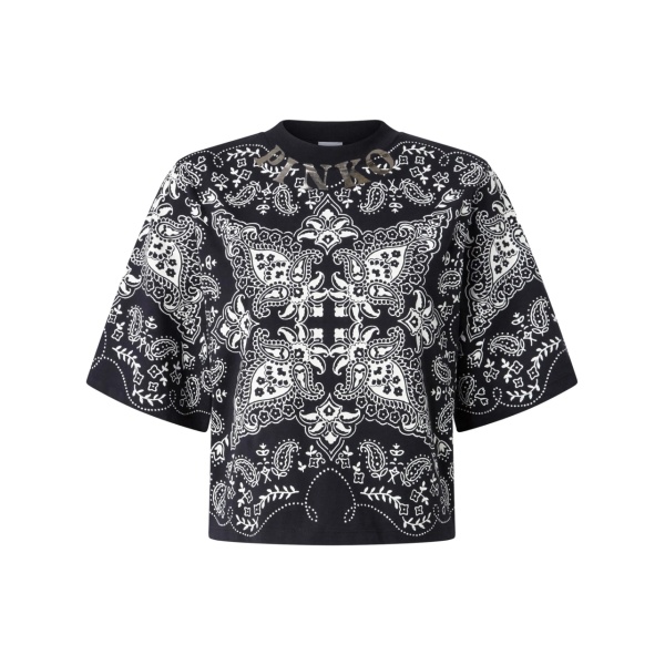 paisley print T-shirt