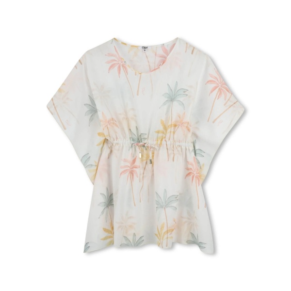 Palm Grove-print dress