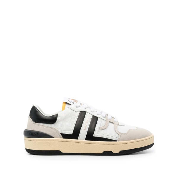 panelled low-top sneakers