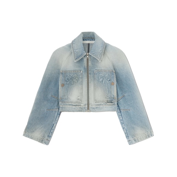 Paris cropped denim jacket