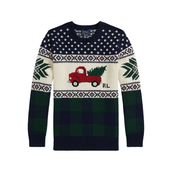 patterned sweater