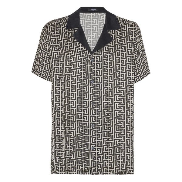 PB-monogram short-sleeve shirt