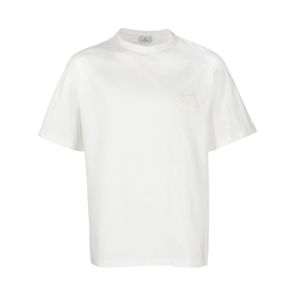 Pegaso embroidered cotton T-shirt