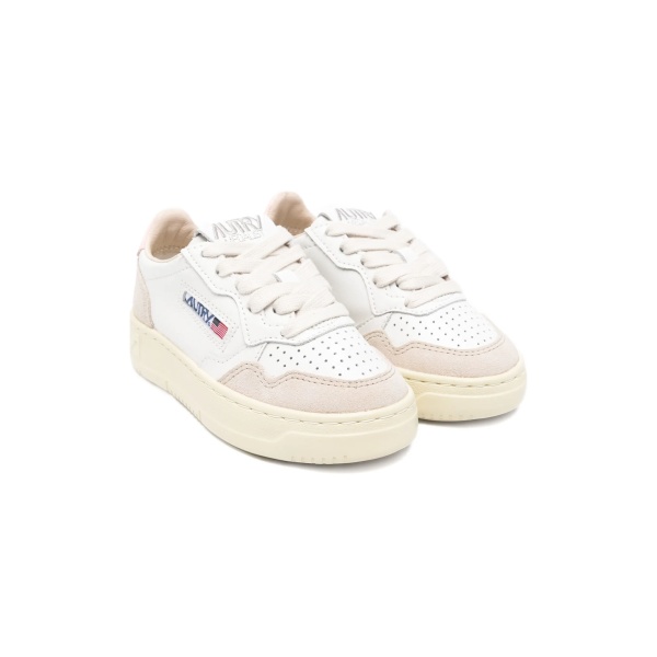 perforated leather sneakers
