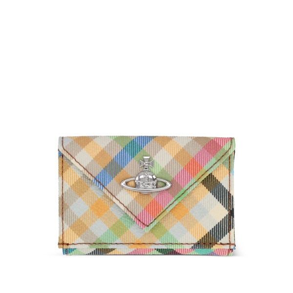 plaid logo wallet